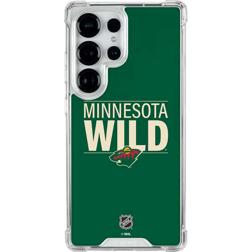 NHL Minnesota Wild Lineup Galaxy S25 Ultra Clear Case