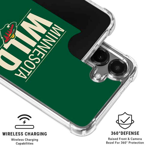 NHL Minnesota Wild Lineup Galaxy S26 Clear Case