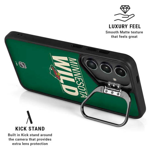 NHL Minnesota Wild Lineup Galaxy S26 Kickstand Case