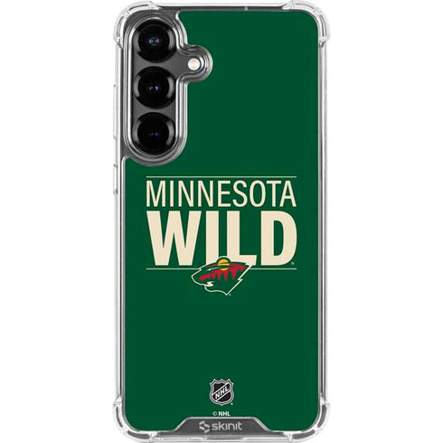 NHL Minnesota Wild Lineup Galaxy S26 Plus Clear Case