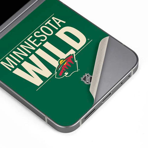 NHL Minnesota Wild Lineup Galaxy Z Flip6 Skin