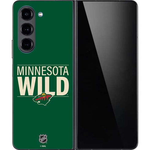 NHL Minnesota Wild Lineup Galaxy Z Fold5 5G Skin