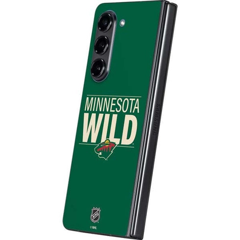NHL Minnesota Wild Lineup Galaxy Z Fold5 5G Skin