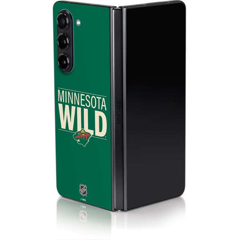 NHL Minnesota Wild Lineup Galaxy Z Fold5 5G Skin