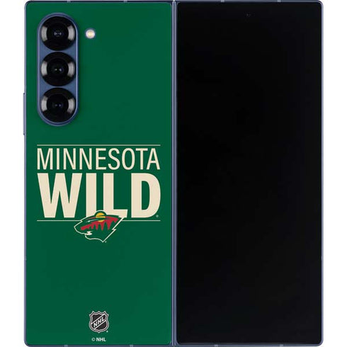 NHL Minnesota Wild Lineup Galaxy Z Fold6 Skin