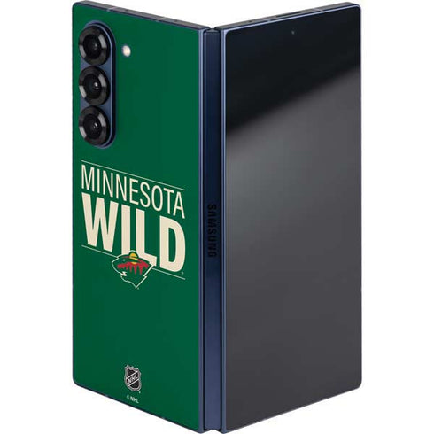 NHL Minnesota Wild Lineup Galaxy Z Fold6 Skin