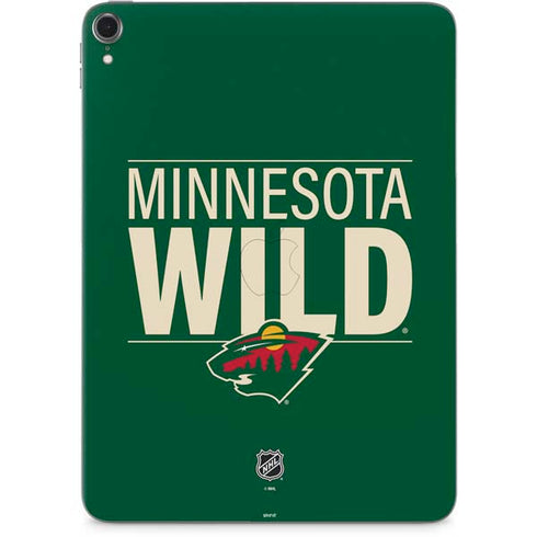 NHL Minnesota Wild Lineup Apple iPad Pro Skin