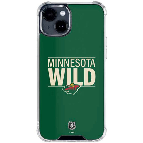 NHL Minnesota Wild Lineup iPhone 15 Clear Case