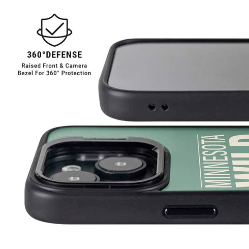 NHL Minnesota Wild Lineup iPhone 15 Kickstand Case