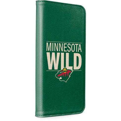 NHL Minnesota Wild Lineup iPhone 15 Plus Folio Case