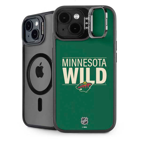 NHL Minnesota Wild Lineup iPhone 15 Plus Kickstand Case