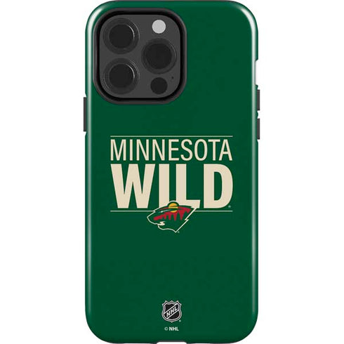 NHL Minnesota Wild Lineup iPhone 15 Pro Impact Case