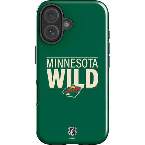 NHL Minnesota Wild Lineup iPhone 16 Plus Impact Case