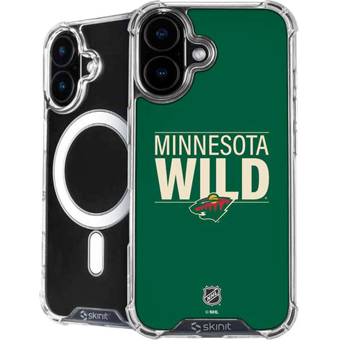 NHL Minnesota Wild Lineup iPhone 16 Plus MagSafe Case