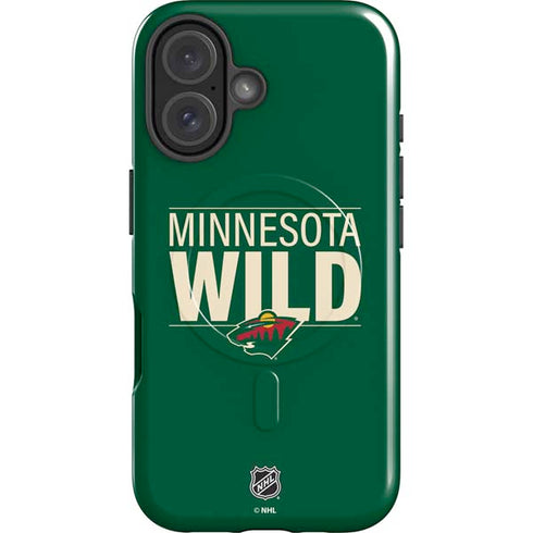 NHL Minnesota Wild Lineup iPhone 16 Plus Magsafe Impact Case