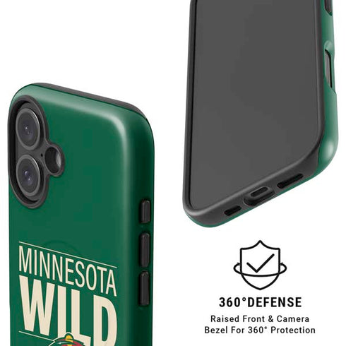 NHL Minnesota Wild Lineup iPhone 16 Plus Magsafe Impact Case