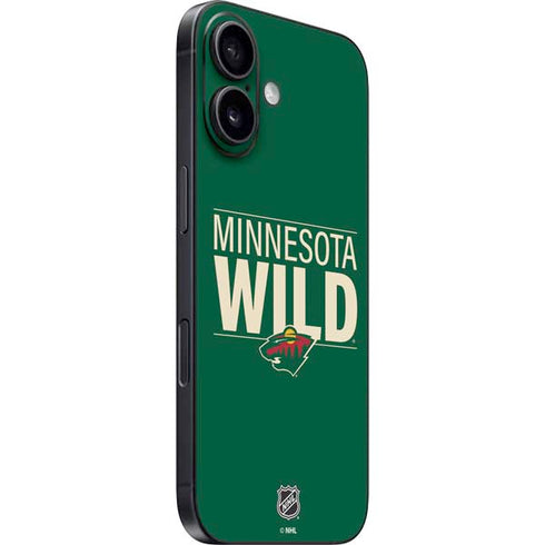 NHL Minnesota Wild Lineup iPhone 16 Plus Skin