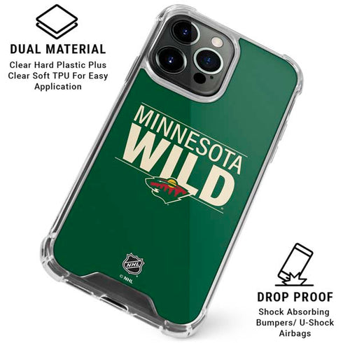NHL Minnesota Wild Lineup iPhone 16 Pro Clear Case