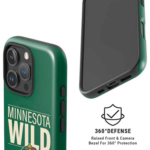 NHL Minnesota Wild Lineup iPhone 16 Pro Max Magsafe Impact Case