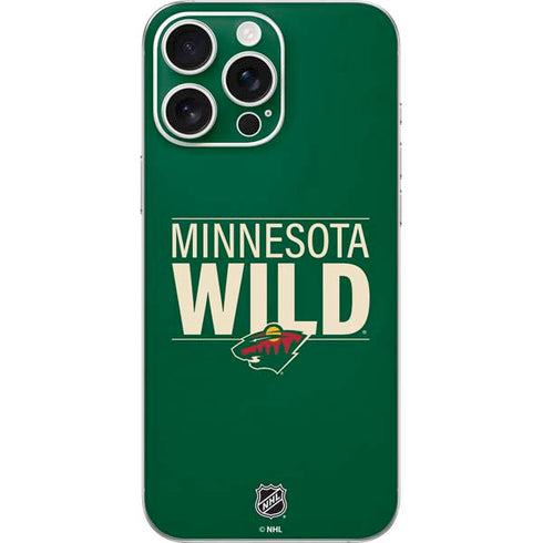 NHL Minnesota Wild Lineup iPhone 16 Pro Max Skin