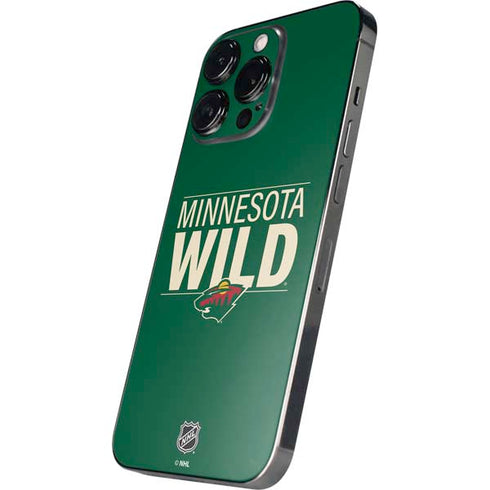 NHL Minnesota Wild Lineup iPhone 16 Pro Skin