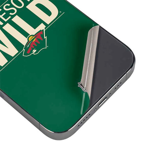 NHL Minnesota Wild Lineup iPhone 16 Pro Skin