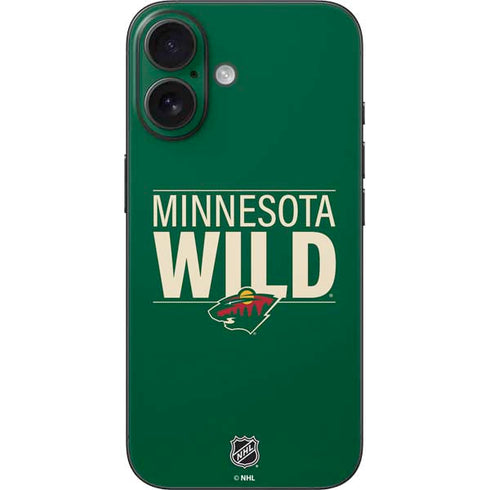 NHL Minnesota Wild Lineup iPhone 16 Skin