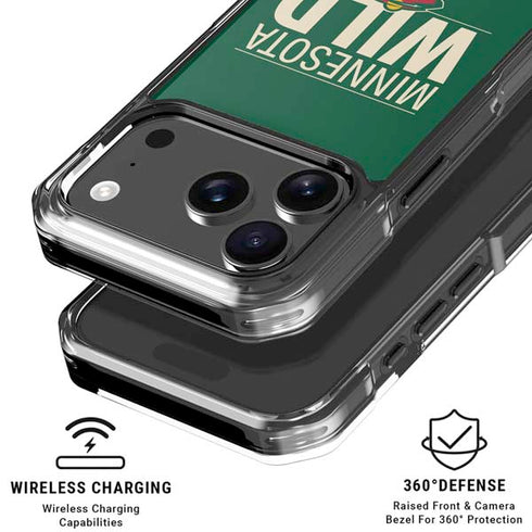 NHL Minnesota Wild Lineup iPhone 18 Pro Clear Case