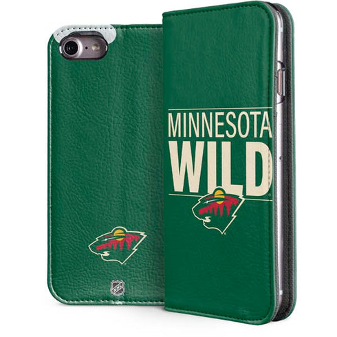 NHL Minnesota Wild Lineup iPhone 7 Folio Case
