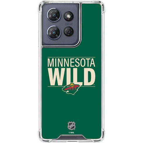 NHL Minnesota Wild Lineup Moto G Stylus 5G (2025) Clear Case