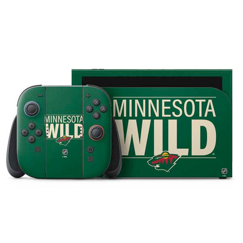 NHL Minnesota Wild Lineup Nintendo Skins