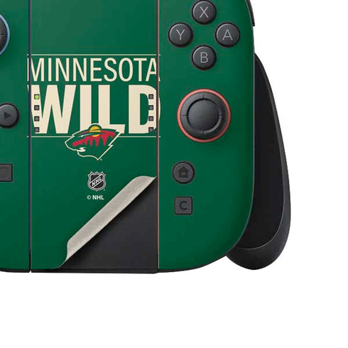 NHL Minnesota Wild Lineup Nintendo Switch 2 (2025) Joy-Con Controller Skin