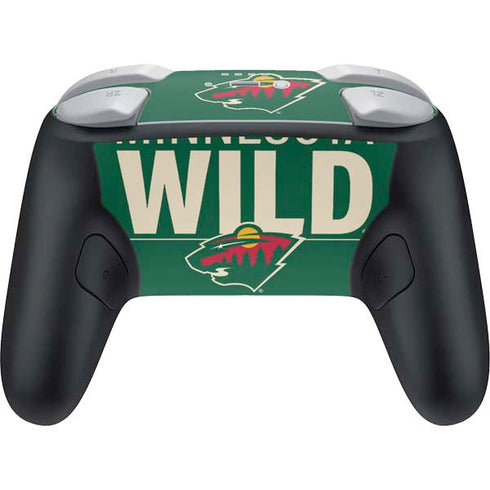 NHL Minnesota Wild Lineup Nintendo Switch 2 (2025) Pro Controller Skin