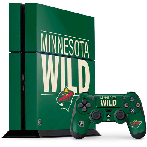 NHL Minnesota Wild Lineup PlayStation PS4 Skins