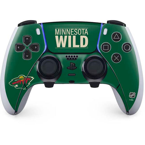 NHL Minnesota Wild Lineup PS5 DualSense Edge Pro Controller Skin