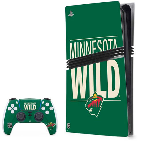 NHL Minnesota Wild Lineup PlayStation PS5 Skins