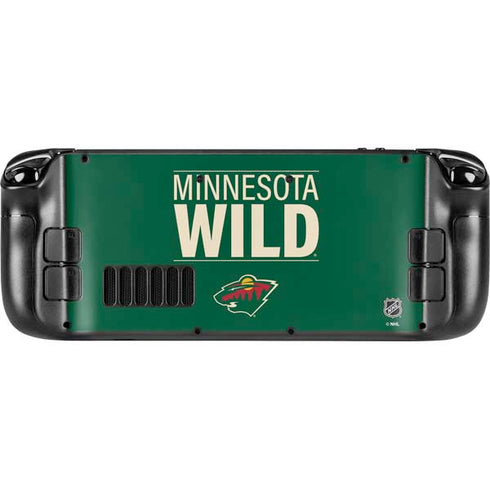 NHL Minnesota Wild Lineup Steam Deck Handheld Gaming Computer Skin