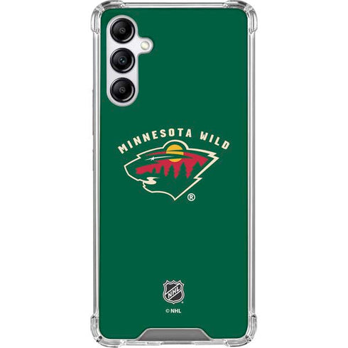 NHL Minnesota Wild Solid Background Gabb Phone 4 Clear Case