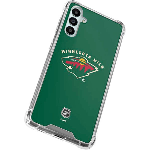 NHL Minnesota Wild Solid Background Gabb Phone 4 Clear Case