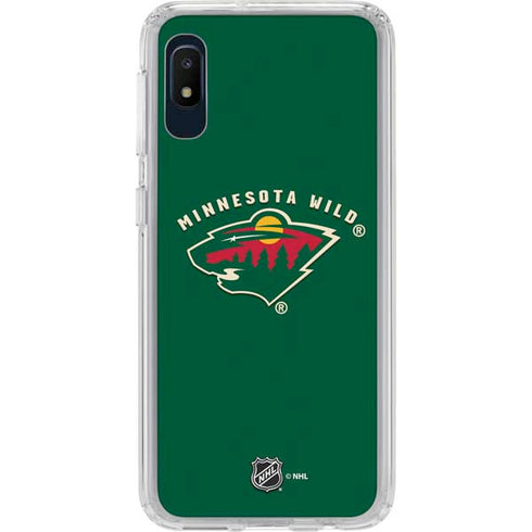 NHL Minnesota Wild Solid Background Galaxy Cases