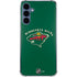 NHL Minnesota Wild Solid Background Galaxy A35 5G Clear Case