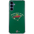 NHL Minnesota Wild Solid Background Galaxy A55 5G Clear Case