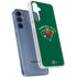 NHL Minnesota Wild Solid Background Galaxy A55 5G Clear Case