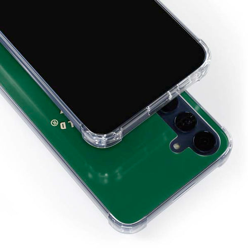 NHL Minnesota Wild Solid Background Galaxy A55 5G Clear Case