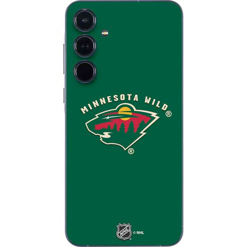 NHL Minnesota Wild Solid Background Galaxy A55 5G Skin
