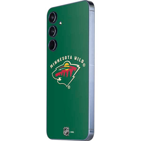 NHL Minnesota Wild Solid Background Galaxy A55 5G Skin