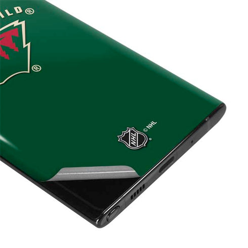NHL Minnesota Wild Solid Background Galaxy Note 10 Plus Skin