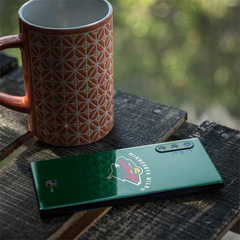 NHL Minnesota Wild Solid Background Galaxy Note 10 Plus Skin