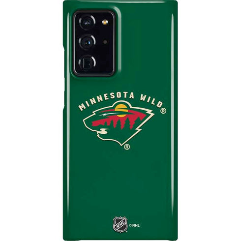 NHL Minnesota Wild Solid Background Galaxy Cases