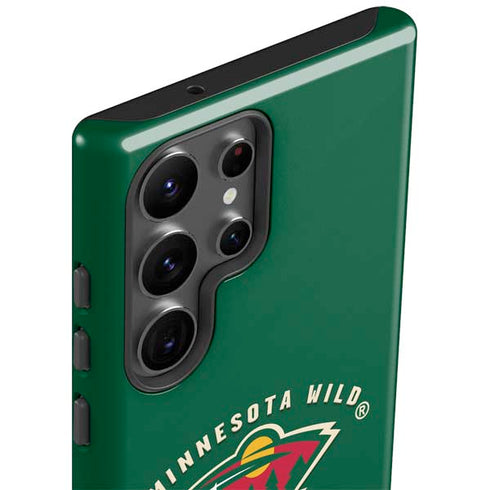 NHL Minnesota Wild Solid Background Galaxy S23 Ultra Pro Case